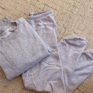 Skims Classic Crewneck and Jogger Set
